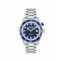 BOSS Herrenuhr 1514177 42mm Edelstahl Blaues Zifferblatt Chronograph