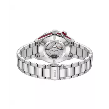 BOSS Herrenuhr 1514179 42mm Edelstahl Blaues Zifferblatt Chronograph