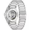 BOSS Herrenuhr 1514186 41mm Edelstahl Blaues Zifferblatt Chronograph