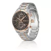 BOSS Herrenuhr 1514252 44mm Quarz Chronograph Edelstahl Silikon Schwarz