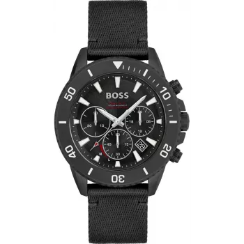 BOSS Skymaster Herren-Chronograph 1513940 43mm Edelstahl Blaues Zifferblatt
