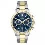 BOSS Skymaster Herren Quarz-Chronograph Uhr 1514163 44mm Blaues Zifferblatt Edelstahl-Mesh