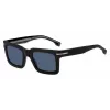 BOSS SUNGLASSES BOSS MAN BOSS1501SINA Rechteckiger Acetat-Rahmen 51/22/145 mm Schwarz/Grau