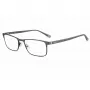 BOSS Sonnenbrille BOSS0967ITSFR Herren Quadratischer Acetatrahmen UV400 Graue Gläser 56/18/145 mm