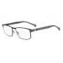 BOSS Sonnenbrille BOSS1119ITSR8 Herren Rechteckiger Acetatrahmen UV400 Graue Gläser 56/18/140 mm