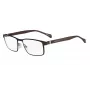 BOSS Sonnenbrille BOSS1119ITSYZ Herren Rechteckig Acetat Vollrand Schwarz Grau 56/18/140 mm UV400
