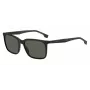 BOSS Sonnenbrille BOSS1579S807 Herren Square Acetat Schwarz Gestell Graue Gläser 57/17/145 mm