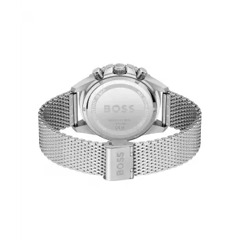 BOSS Velocity Herren-Chronograph Uhr 1513905 46mm Schwarzes Silikon
