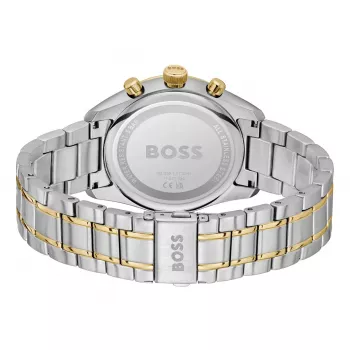 BOSS Velocity Herren Quarz-Chronograph Uhr 1514227 44mm Schwarzes Silikon