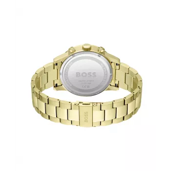 BOSS Watch Man 1513923 (46mm) - Blaues Zifferblatt, Edelstahl-Chronograph