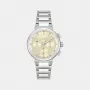 BOSS Damenuhr 1502676 Quarzuhr 37mm Edelstahl Silber/Roségold