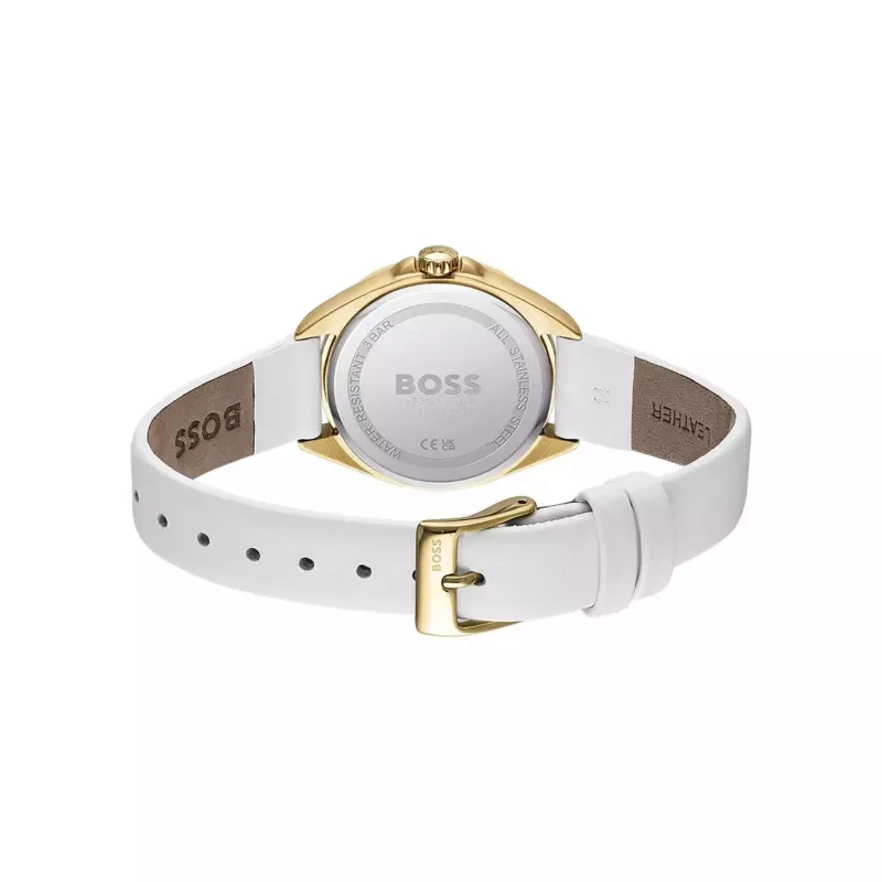 BOSS Damen Purity 1502619 Quarz Analog Uhr 39mm Silber Edelstahl Mesh