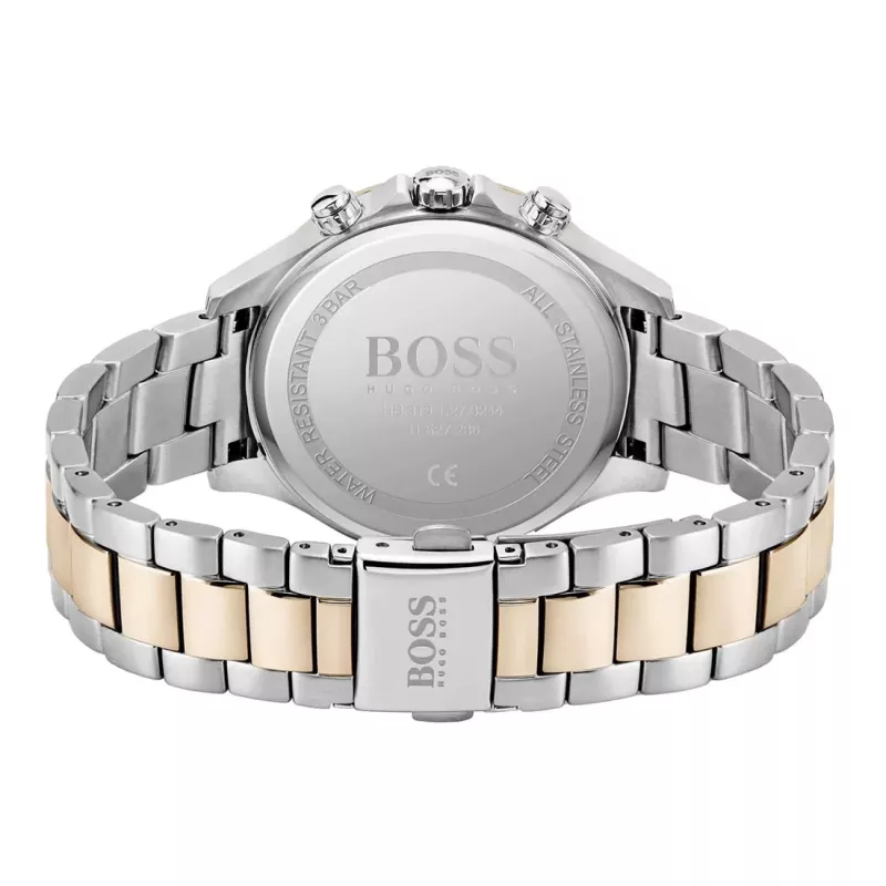 BOSS Damenuhr 1502564 38mm Edelstahl-Mesh-Armband Silber