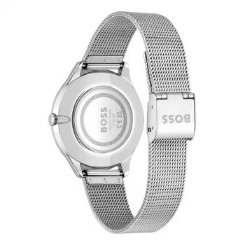 BOSS Damenuhr 1502636 36mm Silber Edelstahl Quarz