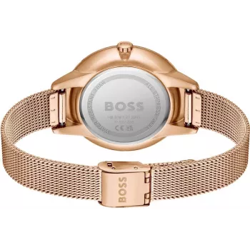 BOSS Damenuhr 1502663 40mm Silber Edelstahl Quarz Analog