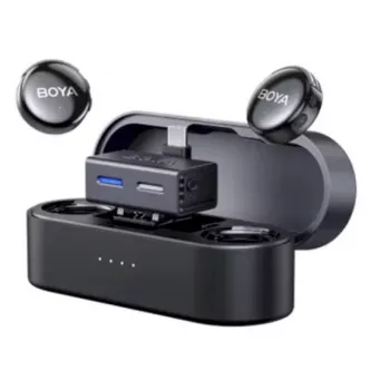 BOYA BOYALINK 3-02 Wireless Mikrofonsystem 2,4 GHz USB-C - Schwarz