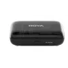 BOYA BOYALINK-TX Drahtloses Mikrofonsystem, 2,4 GHz, 1 Empfänger und 2 Sender, extrem lange Akkulaufzeit, Schwarz
