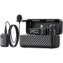 BOYA BOYAMIC 2-01 Drahtloses und kabelgebundenes Mikrofonsystem 2,4 GHz, KI-gestützte Rauschunterdrückung mit 2 Empfängern und 1 Sender (USB-C) Schwarz