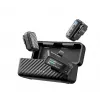 BOYA BOYAMIC 2-02 Drahtloses Mikrofonsystem 2,4 GHz, KI-gestützte Rauschunterdrückung, 2 Empfänger + 1 Sender (USB-C) Schwarz