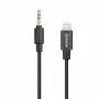 BOYA BY-K1 3,5mm TRRS Stecker auf Lightning Stecker Audio-Adapterkabel (20 cm, Schwarz)