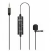 BOYA BY-M1S Omnidirektionales Lavalier-Mikrofon, 3,5-mm-Anschluss, Schwarz