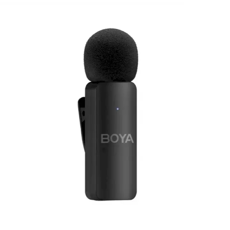 BOYA BY-V4 Wireless Microphone System 2.4GHz with 4 Transmitters and 1 Receiver (3.5mm Connector) Black