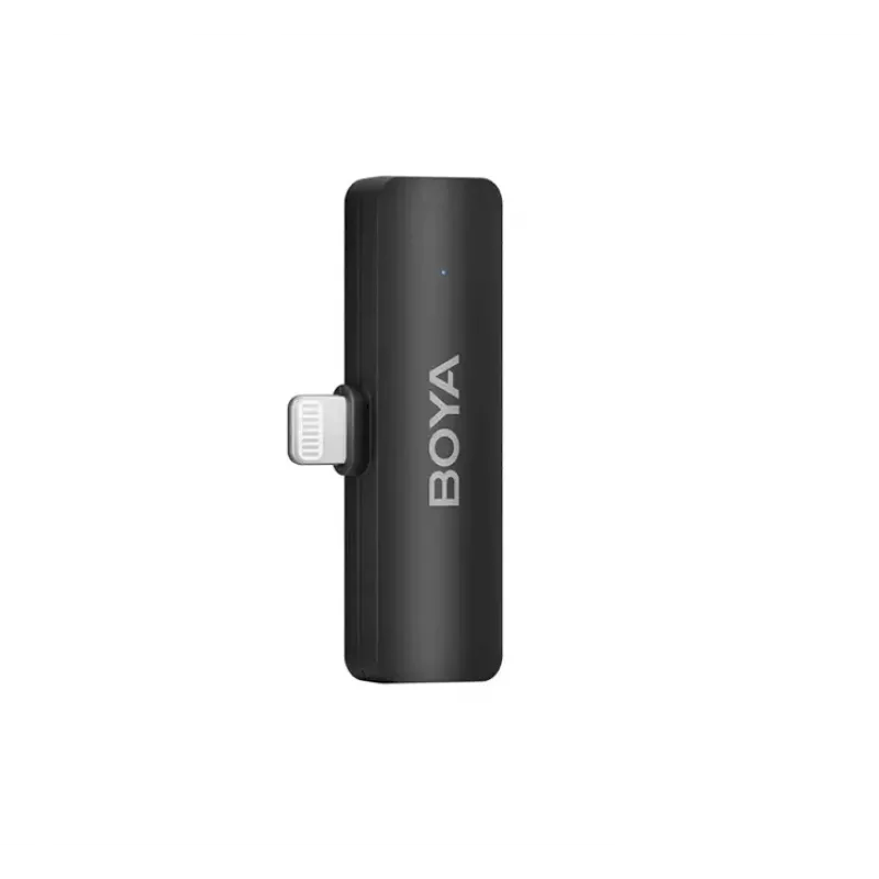 BOYA BY-V4D Drahtloses Mikrofonsystem mit 4 Sendern und 1 Lightning-Empfänger (Schwarz)