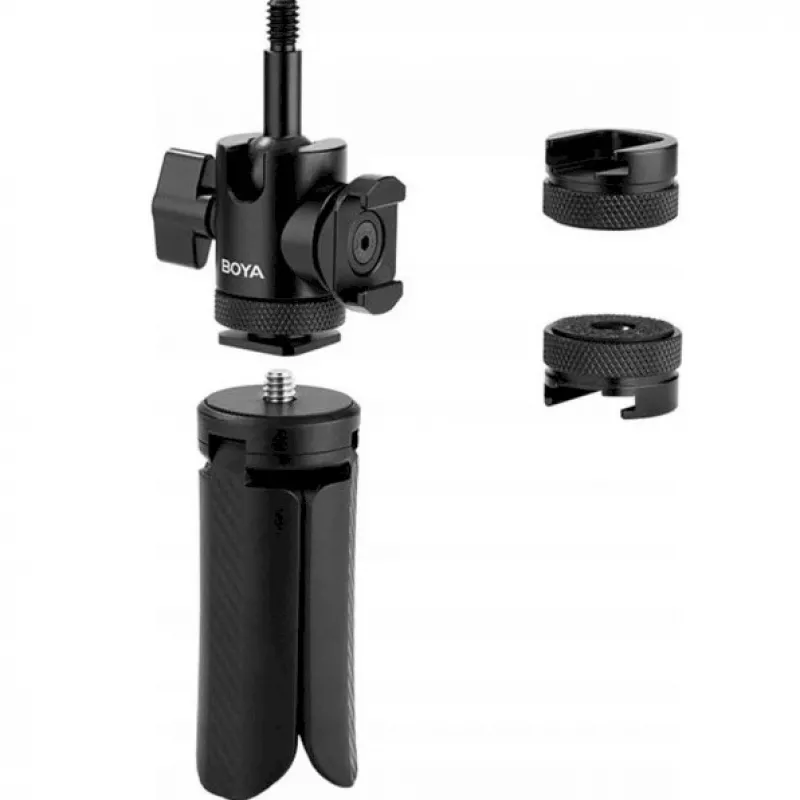 BOYA Desktop Stand 01 1/4 Zoll Mikrofon- und Kamerastativ - Schwarz