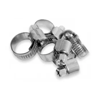 BRADAS Schlauchschelle mit Schneckengewinde 32-50mm, 100 Stück, Edelstahl W2