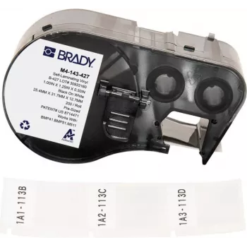 BRADY M4-143-427 Etikett für BMP41/BMP51/M511 – Weißes Polyolefin, 41,28 mm x 2,13 m