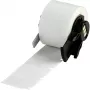 Brady M6-20-362 Manipulationssichere Metallisierte Polyester-Etiketten, Silber, Glänzend, 25,40 x 50,80 mm, Permanent-Acryl, 100 Etiketten/Rolle