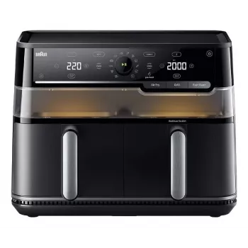 Braun Air Fryer TD5073IBK - 5,5 l Digitale Heißluftfritteuse, 1700 W, Schwarz
