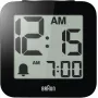 Braun BC 25 BP Schwarze Quarzwecker mit Sprachansage (67711)