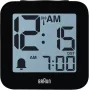 Braun BC 25 BP-DCF Funkwecker mit Sprachausgabe, Schwarz (60077)