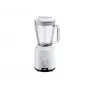 Braun JB1050WH Haushalt PowerBlend 1 Standmixer mit 1,5 L Glas-Mixbehälter, Küchenhelfer zum Zerkleinern, Pürieren & Mixen, Eis-Crush-Funktion, 2 Geschwindigkeiten, 600 Watt, Weiß (JB1050)