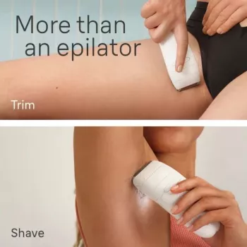 Braun Silk-épil 5-041 Trocken-Epilierer mit 28 MicroGrip-Pinzette, SensoSmart, Smartlight, Weiß/Rosa