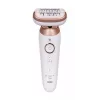 Braun Silk-épil 9 3D SES9-481 Nass- & Trocken-Epilierer kabellos mit 40 Pinzetten, SensoSmart, Smartlight, Trimmer, Weiß/Roségold