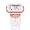 Braun Silk-épil 9 3D SES9-481 Nass- & Trocken-Epilierer kabellos mit 40 Pinzetten, SensoSmart, Smartlight, Trimmer, Weiß/Roségold