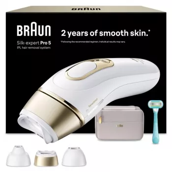 Braun Silk-expert 80851324 Licht-Haarentferner Intense Pulsed Light (IPL) Weiß, Gelb