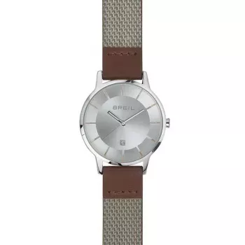 BREIL Herren Quarz Analog Uhr TW1744 35mm Edelstahl