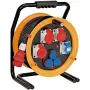 Brennenstuhl 1319110010 Kabeltrommel 40m H07RN-F 3G2.5 IP44 4x Schuko Schwarz/Orange