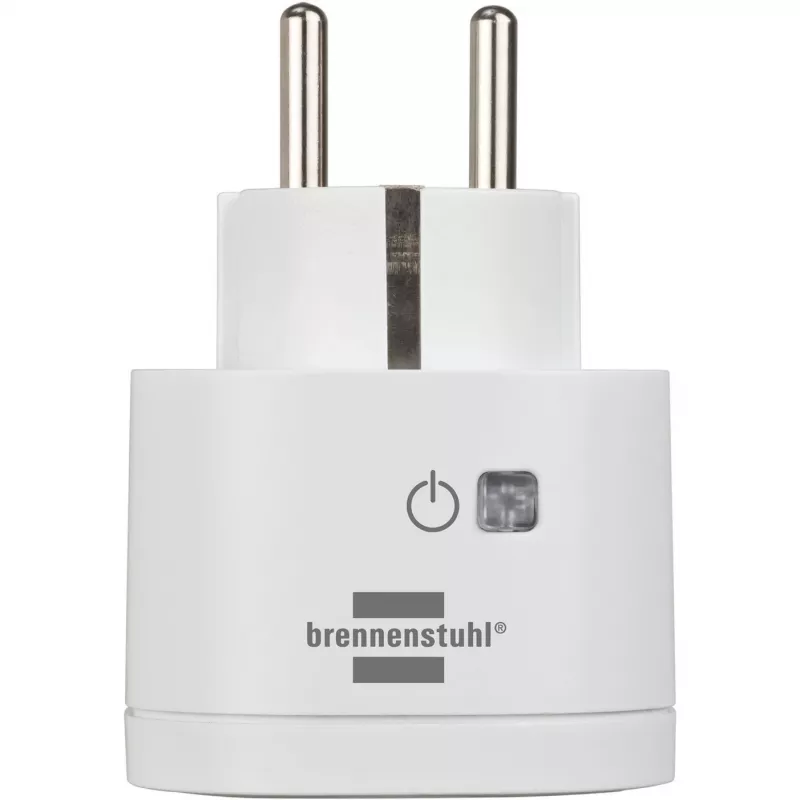 Brennenstuhl Connect WiFi Smart Plug WA 3600 XS02, Weiß, Sprachsteuerung, Timer, App