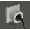 Brennenstuhl Connect WiFi Smart Plug WA 3600 XS02, Weiß, Sprachsteuerung, Timer, App