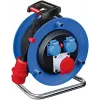 Brennenstuhl Garant CEE 1 Kabeltrommel H07RN-F 5G2.5 20m 3 CEE Steckdosen IP44 Schwarz 400V 16A 1237990