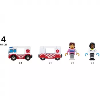BRIO World Rettungswagen Spielzeugfahrzeug