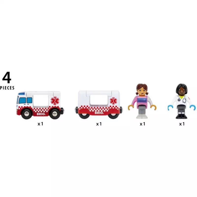 BRIO World Rettungswagen Spielzeugfahrzeug