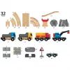 BRIO World Straßen- & Schienen-Steinverladeset