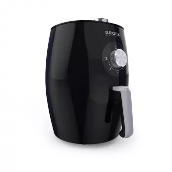 Brock AFM 3501 BK Heißluftfritteuse 3,5L 1300-1500W Schwarz Digitale Korbfritteuse