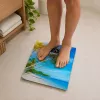 Brock BS 001 Digitale Badezimmerwaage mit gehärteter Glasplattform, 180 kg Kapazität, 100 g Genauigkeit, Step-On-Technologie, 2xAAA-Batterien enthalten