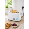 Brock BT 1002 WH Toaster 800W, Weiß